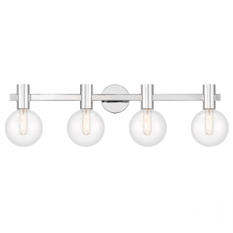 Wright 4-Light Bathroom Vanity Light in Chrome - I58423339080