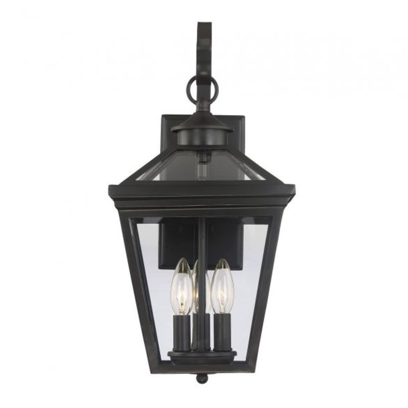 Ellijay 3-Light Outdoor Wall Lantern in English Bronze - I58423338878