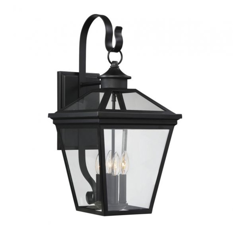 Ellijay 4-Light Outdoor Wall Lantern in Black - I58423338884