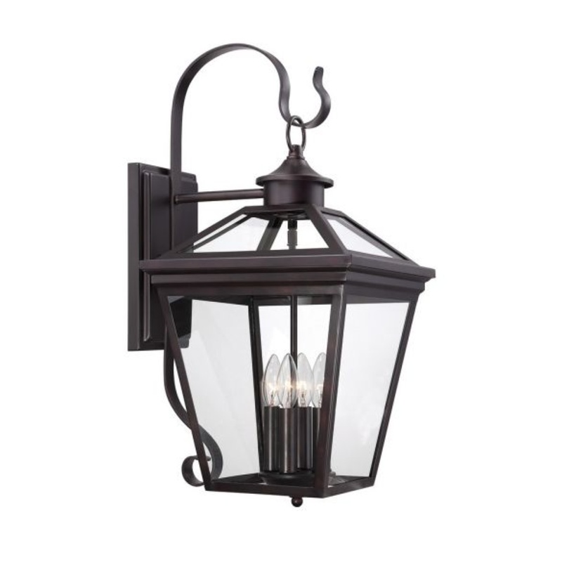 Ellijay 4-Light Outdoor Wall Lantern in English Bronze - I58423338818