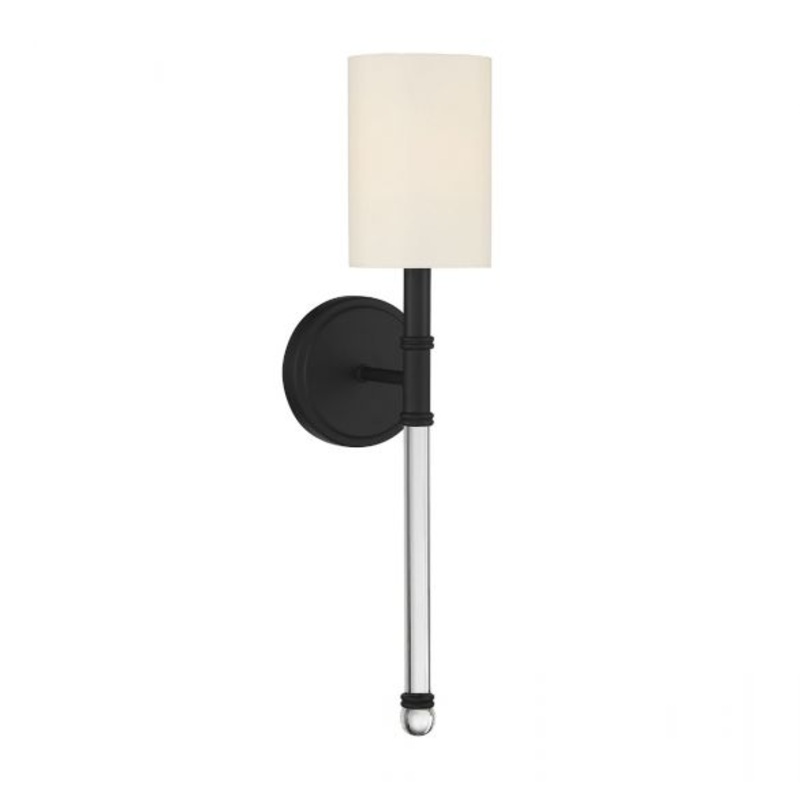 Fremont 1-Light Wall Sconce in Matte Black - I58423338864