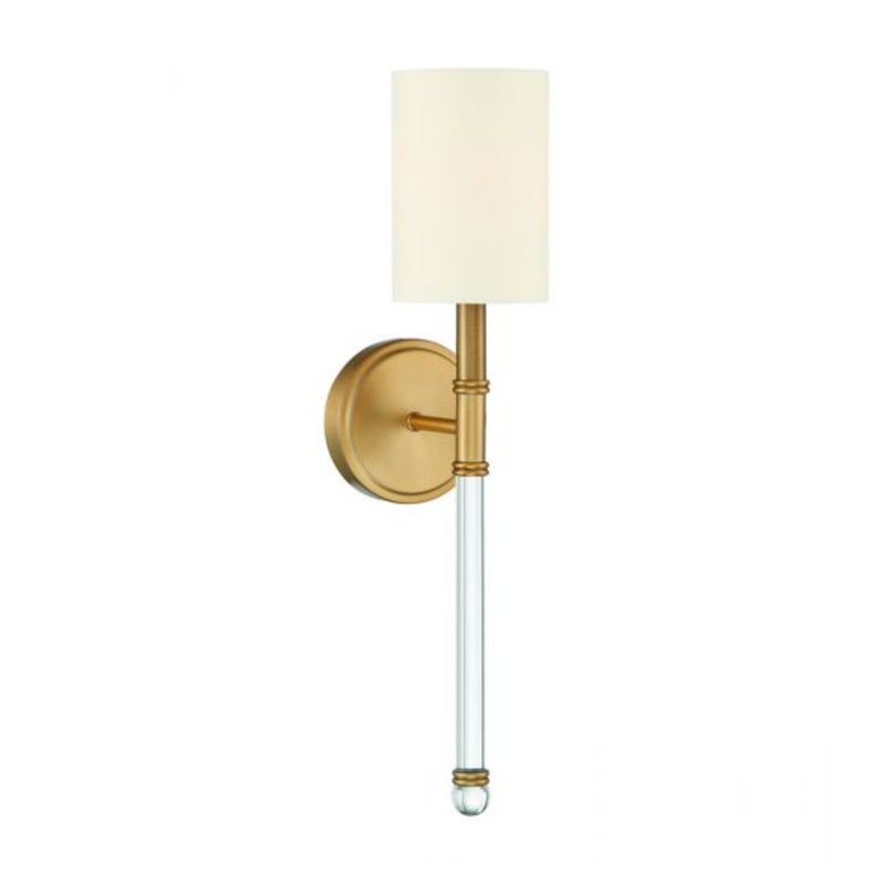 Fremont 1-Light Wall Sconce in Warm Brass - I58423338872