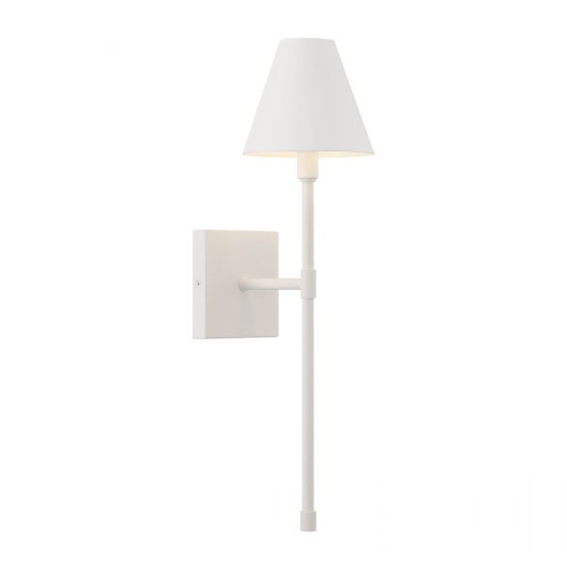 Jefferson 1-Light Wall Sconce in Bisque White - I58423338807