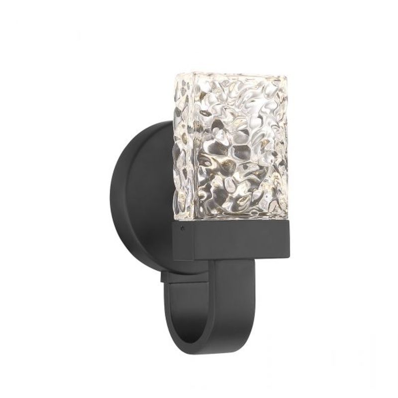 Kahn LED Wall Sconce in Matte Black - I58423338797
