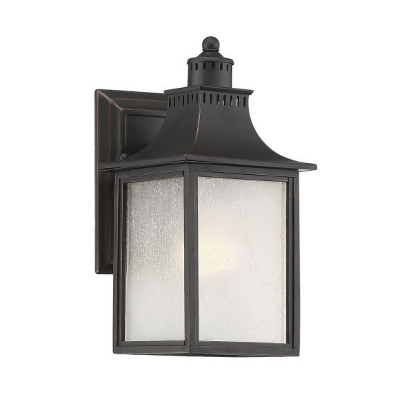 Monte Grande 1-Light Outdoor Wall Lantern in English Bronze - I58423338897