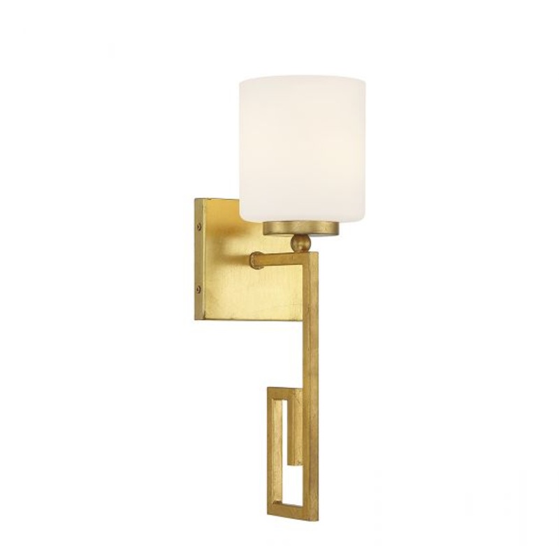 Quatrain 1-Light Wall Sconce in True Gold - I58423338785