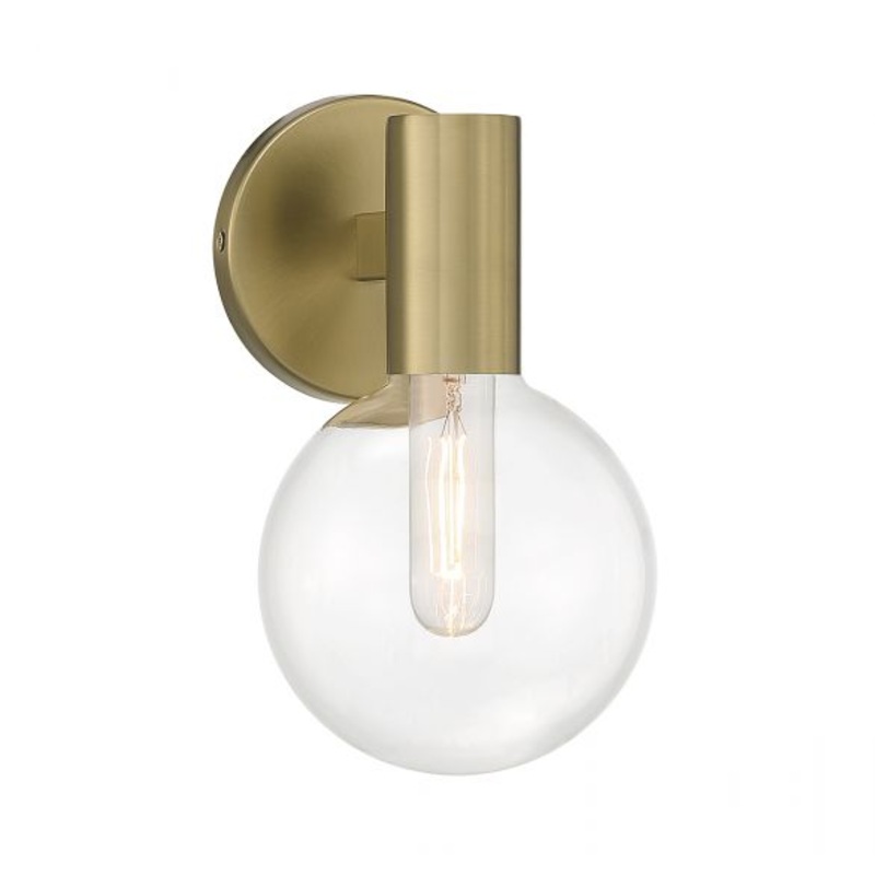 Wright 1-Light Wall Sconce in Warm Brass - I58423338786