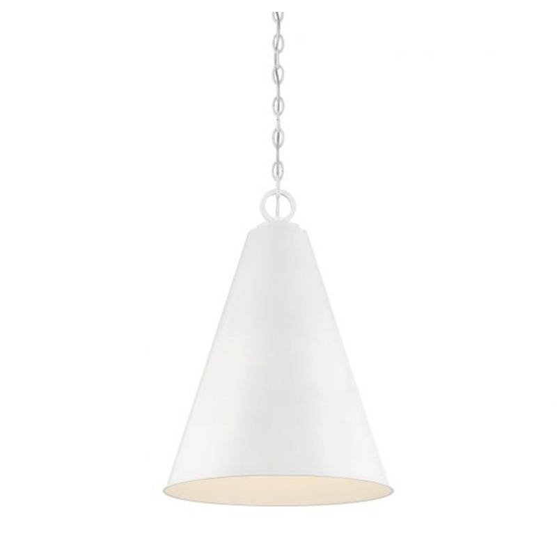 1-Light Pendant in White - I58423338620