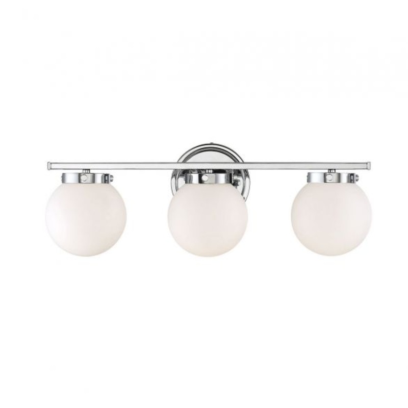 3-Light Bathroom Vanity Light in Chrome - I58423338521