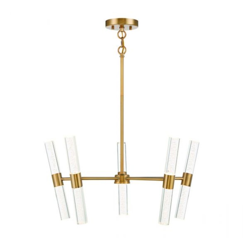 Arlon 10-Light LED Pendant in Warm Brass - I58423338564