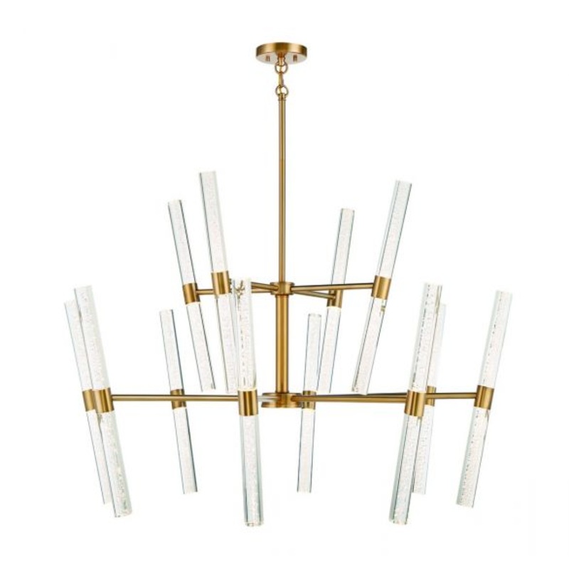 Arlon 24-Light LED Chandelier in Warm Brass - I58423338702