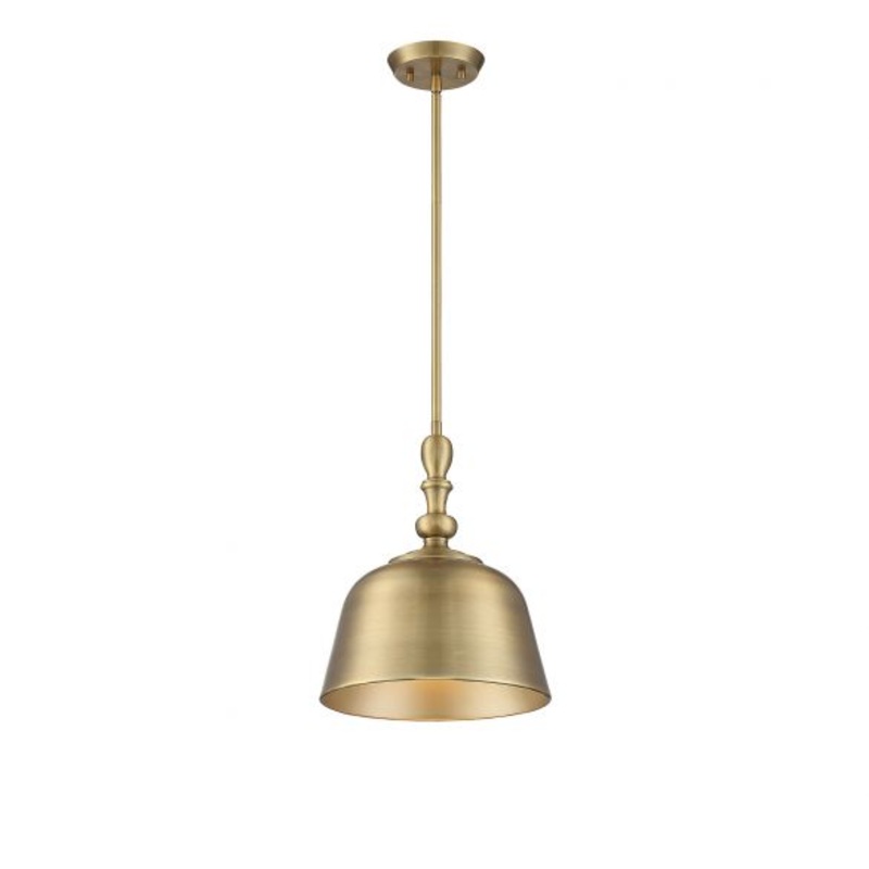 Berg 1-Light Pendant in Warm Brass - I58423338596