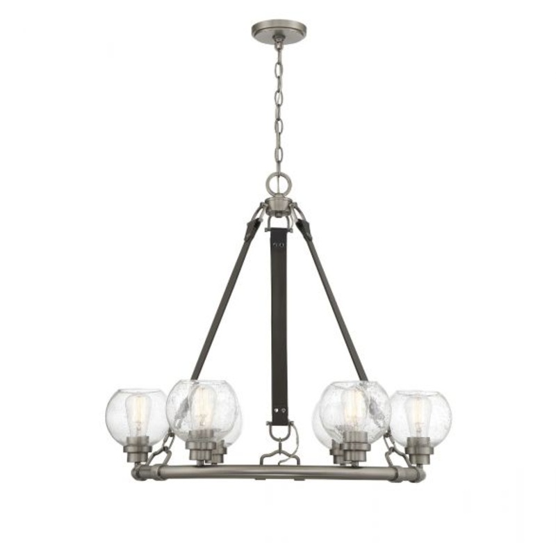 Bozeman 6-Light Chandelier in Antique Nickel - I58423338579