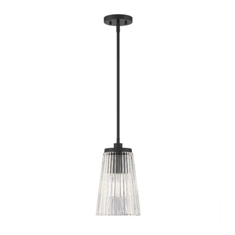 Chantilly 1-Light Pendant in Matte Black - I58423338524