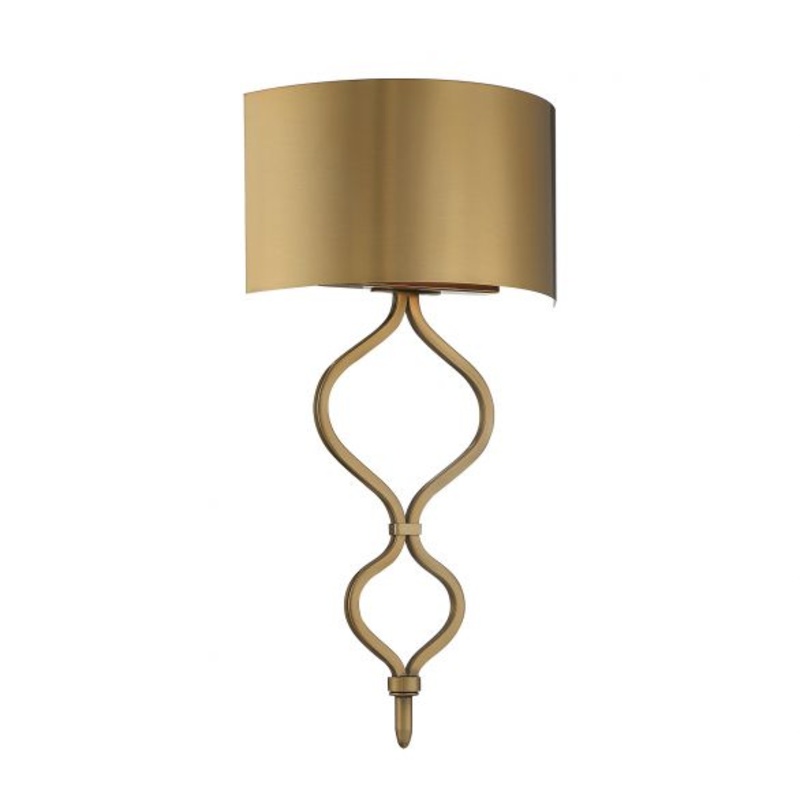 Como LED Wall Sconce in Warm Brass - I58423338613