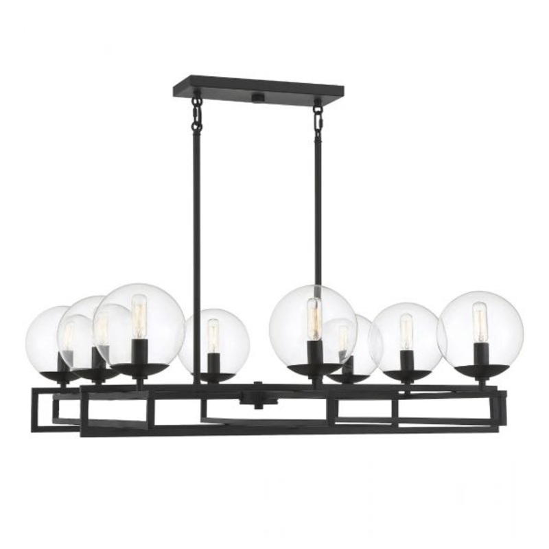 Crosby 8-Light Chandelier in Matte Black - I58423338588