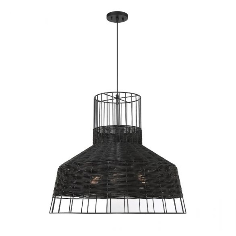 Pampas 3-Light Pendant in Matte Black - I58423338583