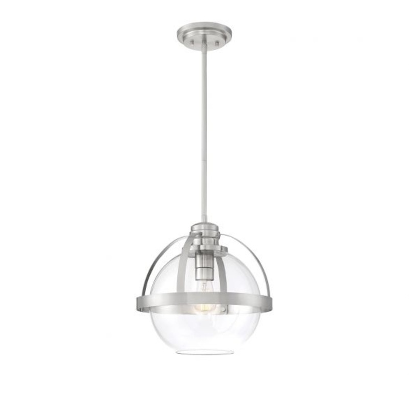 Pendleton 1-Light Pendant in Satin Nickel - I58423338592
