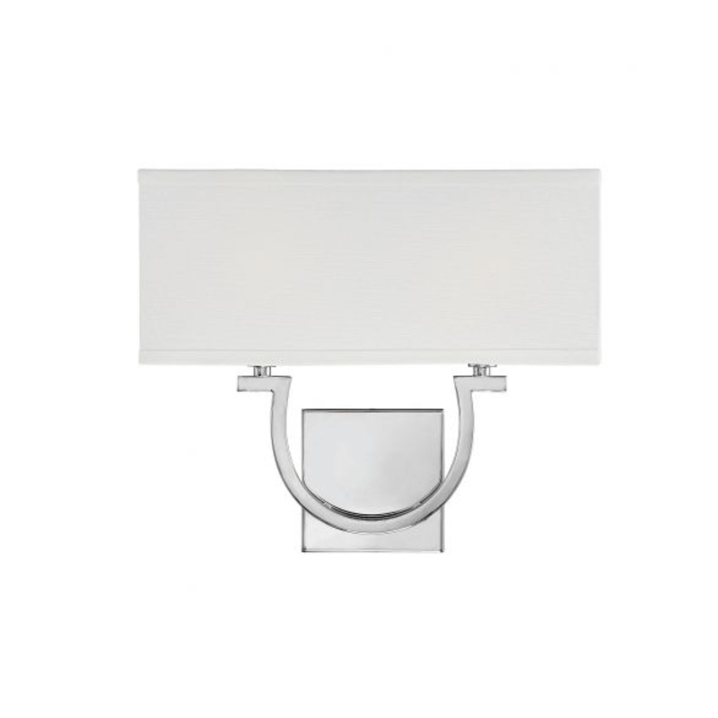 Rhodes 2-Light Wall Sconce in Polished Nickel - I58423338604