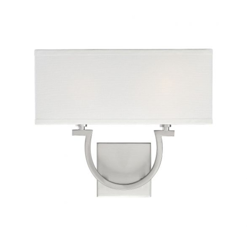 Rhodes 2-Light Wall Sconce in Satin Nickel - I58423338606