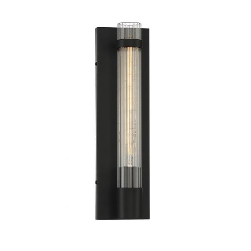 Willmar 1-Light Wall Sconce in Matte Black - I58423338730
