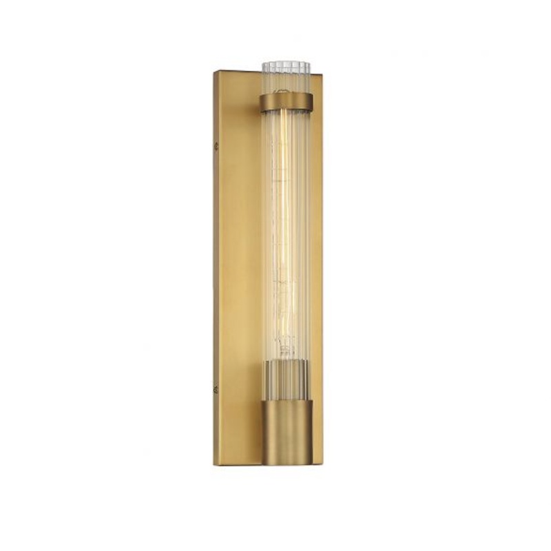Willmar 1-Light Wall Sconce in Warm Brass - I58423338728