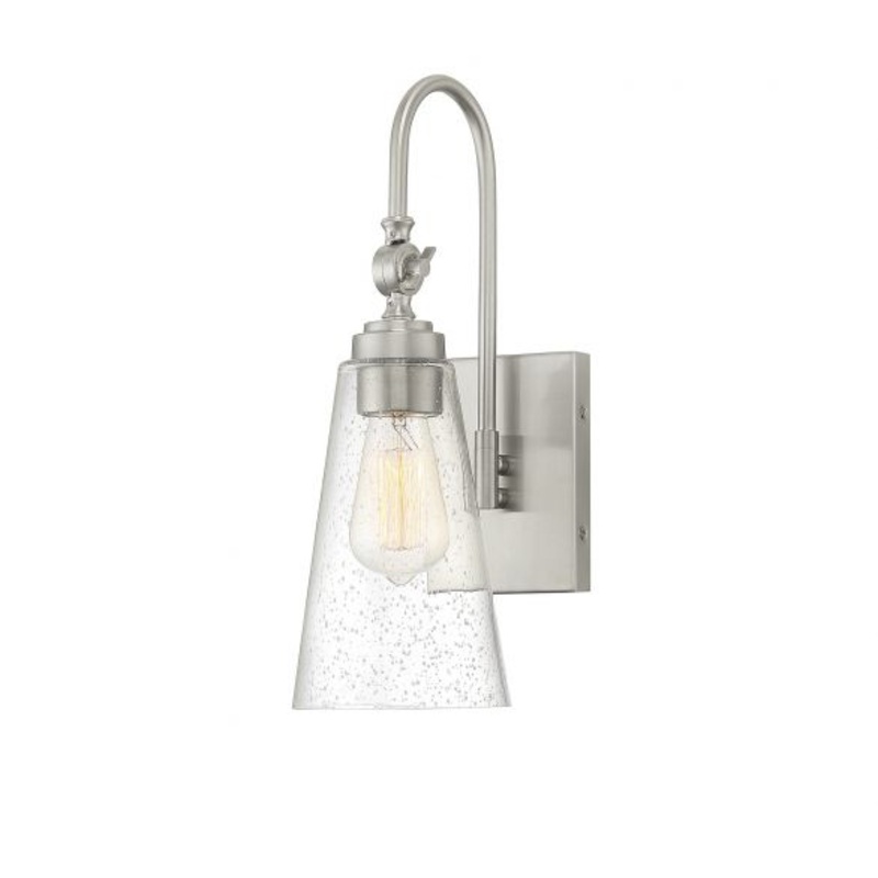York 1-Light Adjustable Wall Sconce in Satin Nickel - I58423338710