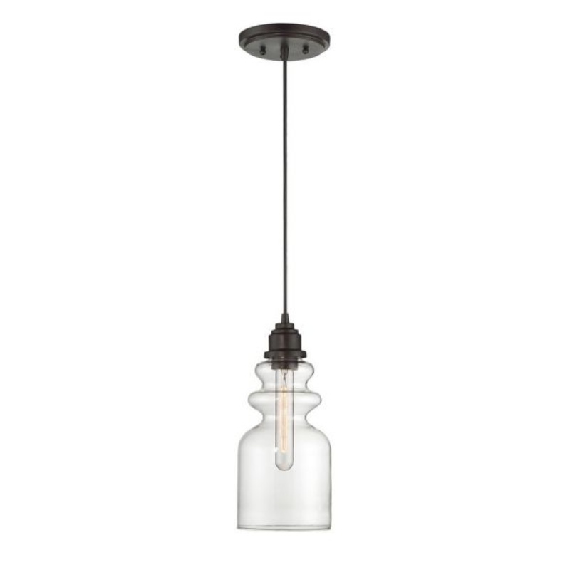 1-Light Mini Pendant in Oil Rubbed Bronze - I58423338374