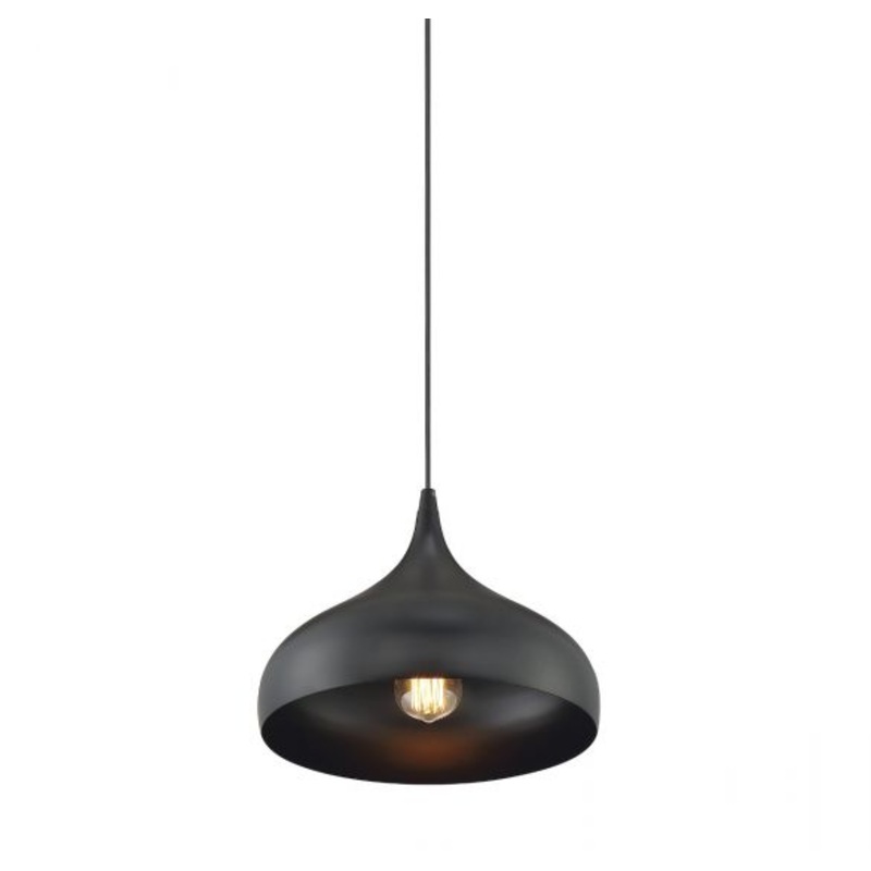 1-Light Plug-In Mini Pendant in Matte Black - I58423338373