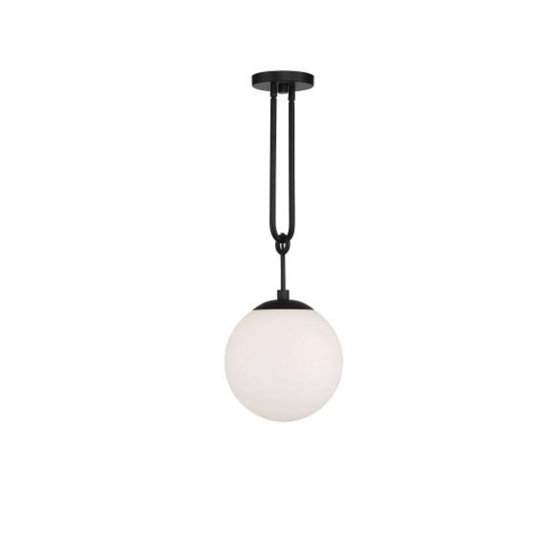 Becker 1-Light Pendant in Matte Black - I58423338313