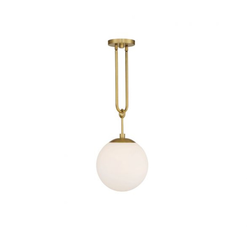 Becker 1-Light Pendant in Warm Brass - I58423338315