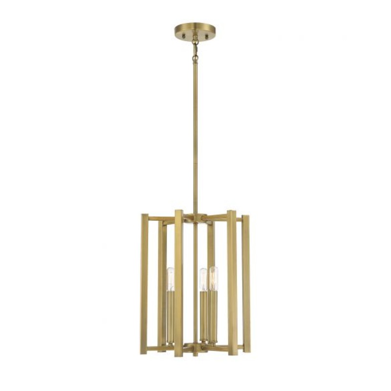 Benson 3-Light Pendant in Warm Brass - I58423338371