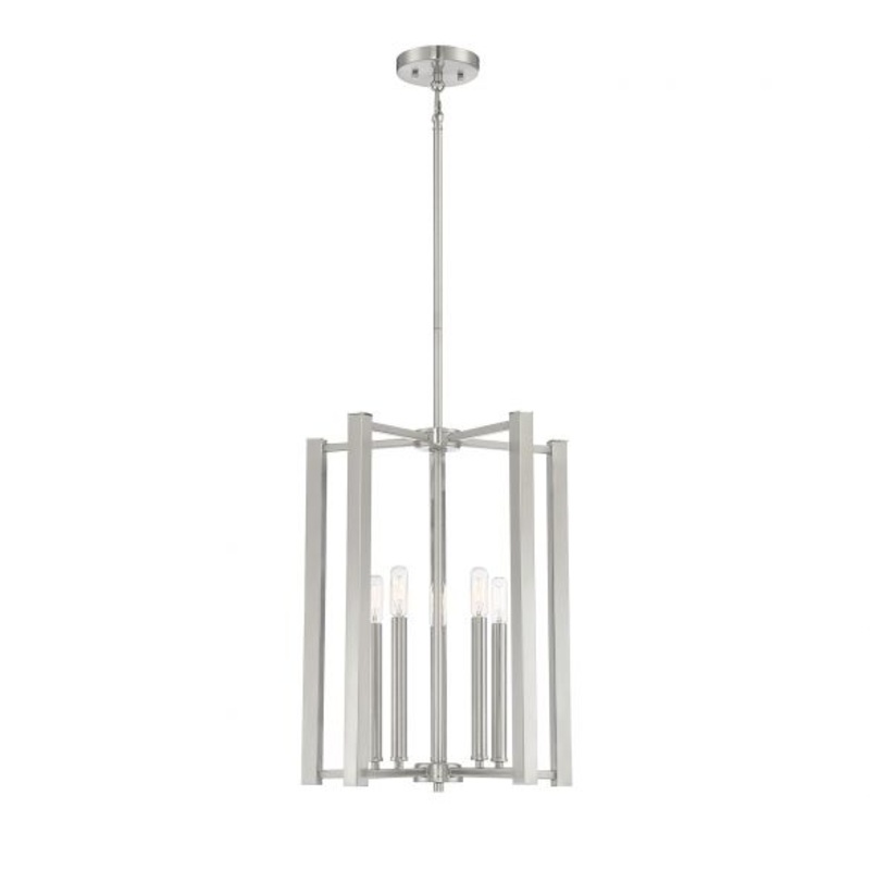 Benson 5-Light Pendant in Satin Nickel - I58423338365