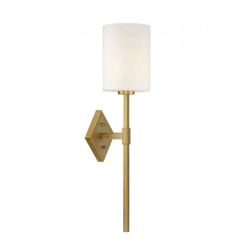 Destin 1-Light Wall Sconce in Warm Brass - I58423338412