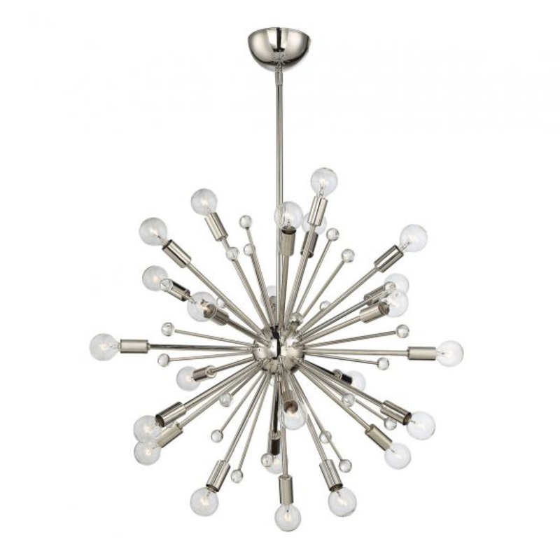 Galea 24-Light Chandelier in Polished Nickel - I58423338498