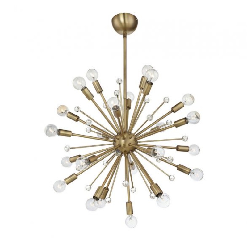 Galea 24-Light Chandelier in Warm Brass - I58423338486