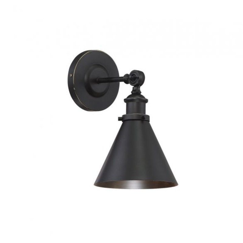 Glenn 1-Light Adjustable Wall Sconce in Classic Bronze - I58423338410