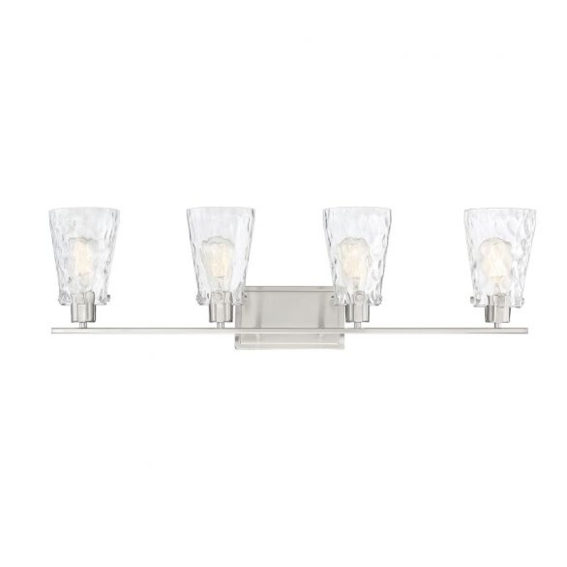 Vaughan 4-Light Bathroom Vanity Light in Satin Nickel - I58423338506