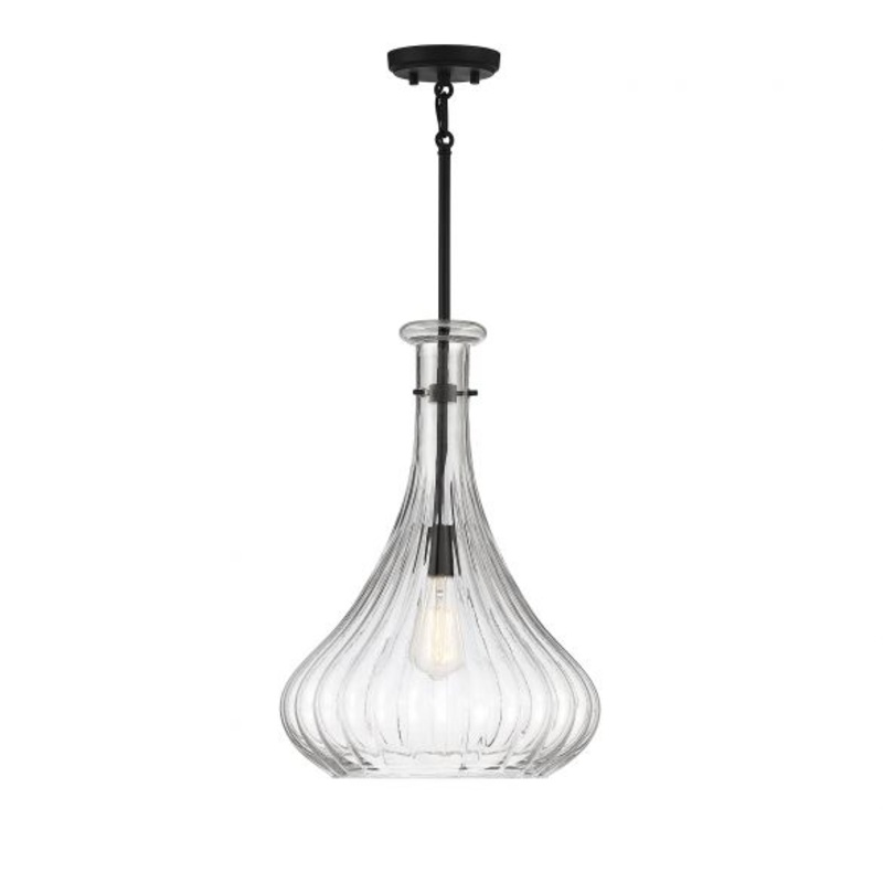 Bristo 1-Light Pendant in Matte Black - I58423338310