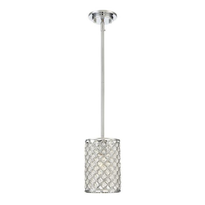 1-Light Mini Pendant in Chrome - I58423338052