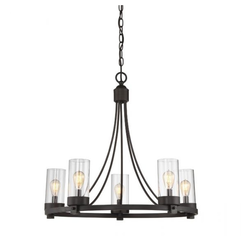 5-Light Chandelier in Oil Rubbed Bronze - I58423338046