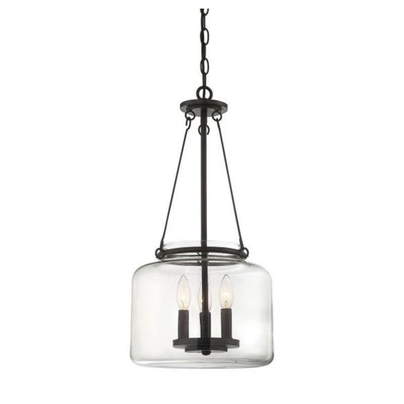 Akron 3-Light Pendant in English Bronze - I58423337911