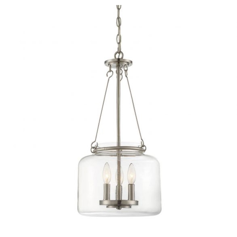 Akron 3-Light Pendant in Satin Nickel - I58423337901
