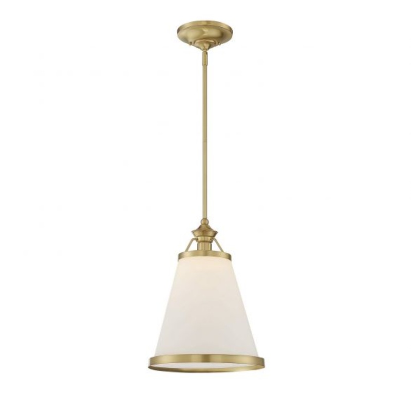 Ashmont 1-Light Pendant in Warm Brass Lustre - I58423337874
