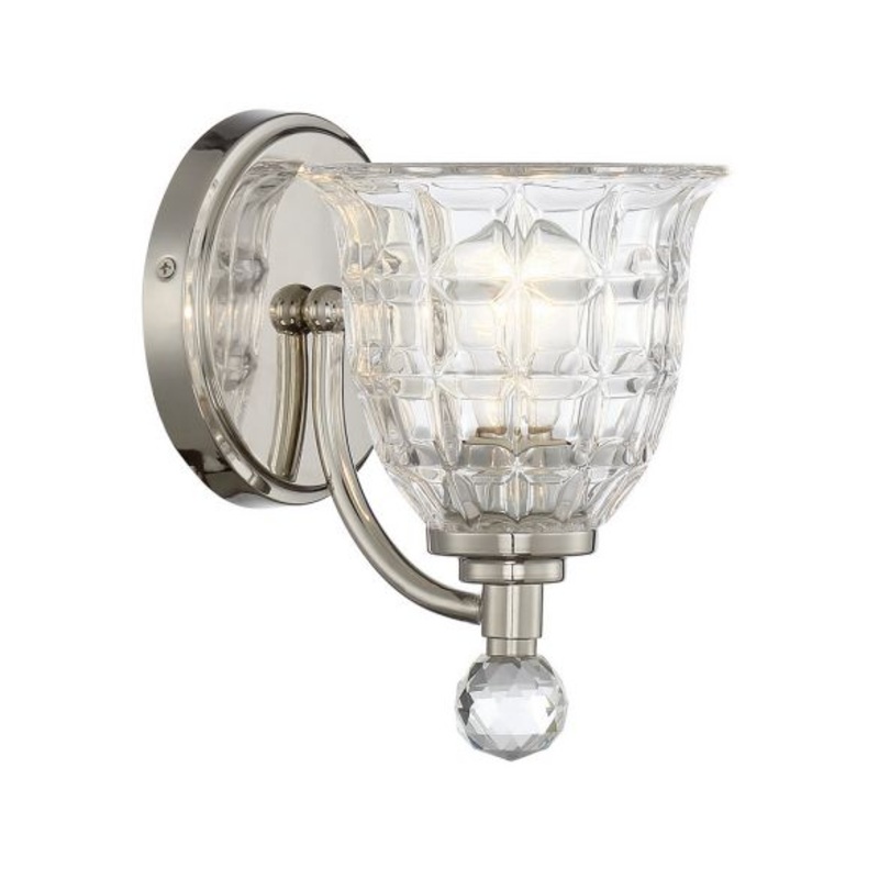 Birone 1-Light Wall Sconce in Polished Nickel - I58423338006