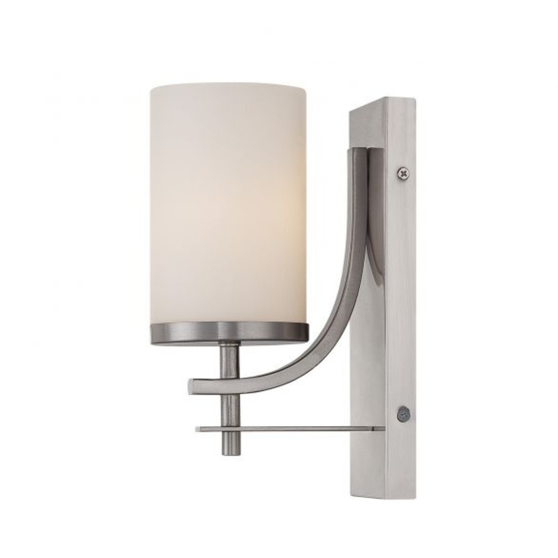Colton 1-Light Wall Sconce in Satin Nickel - I58423337996