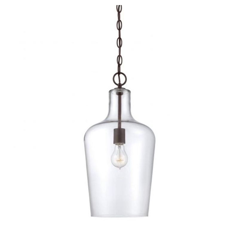 Franklin 1-Light Pendant in English Bronze - I58423337895