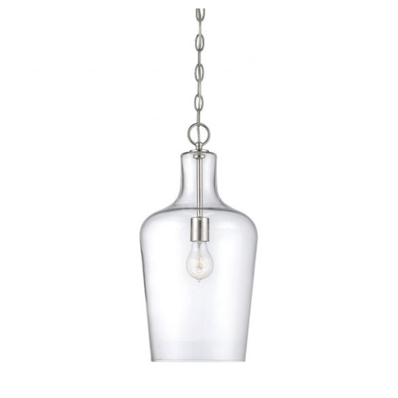 Franklin 1-Light Pendant in Polished Nickel - I58423337902