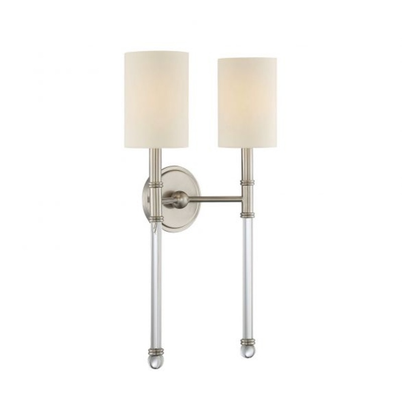 Fremont 2-Light Wall Sconce in Satin Nickel - I58423337953
