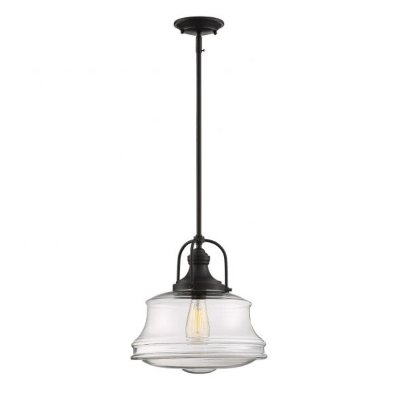 Garvey 1-Light Pendant in English Bronze - I58423337893